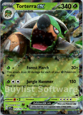 Torterra ex [012/162] [Temporal Forces] Holofoil