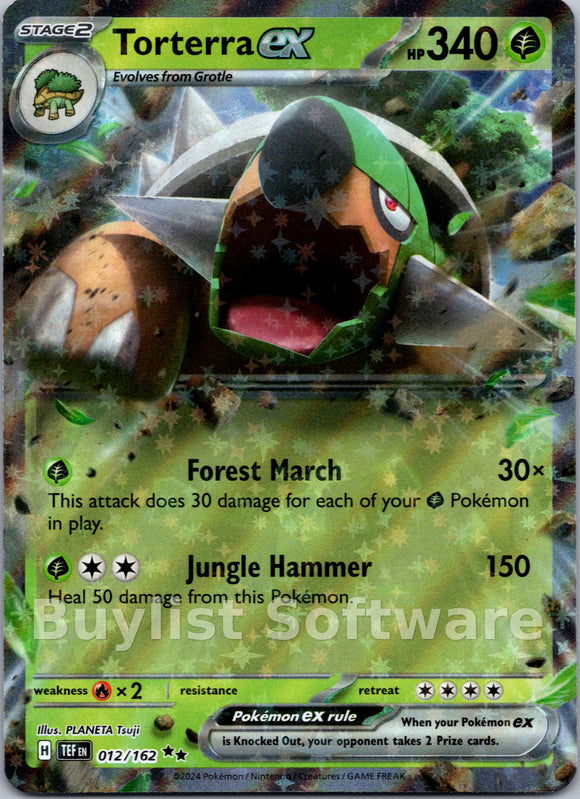 Torterra ex [012/162] [Temporal Forces] Holofoil