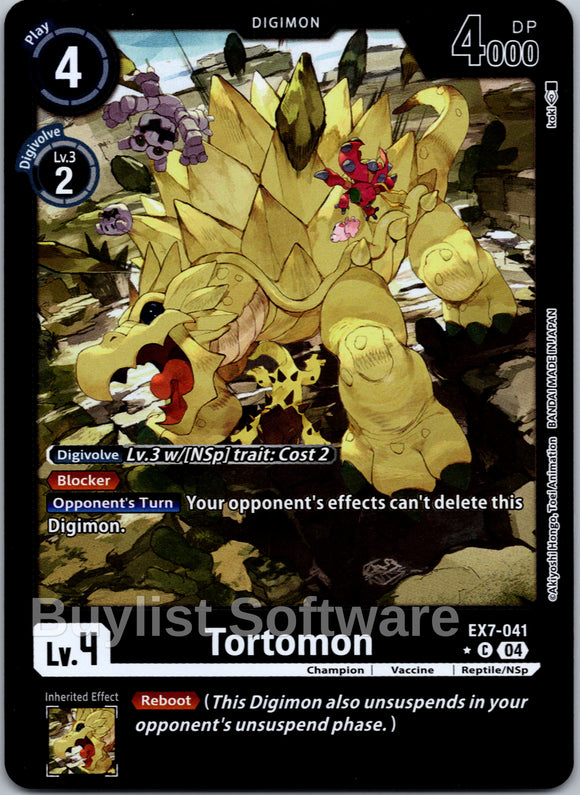 Tortomon (Foil) [EX7-041] [Digimon LIBERATOR] Foil
