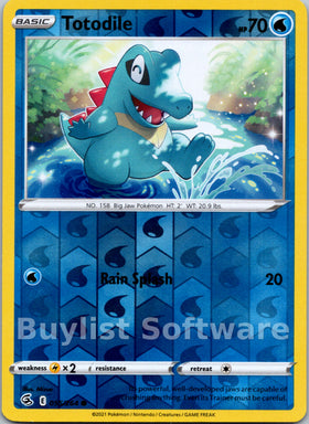Totodile [055/264] [Fusion Strike] Reverse Holofoil