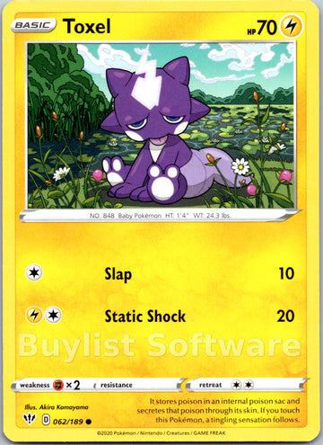 Toxel [062/189] [Darkness Ablaze]