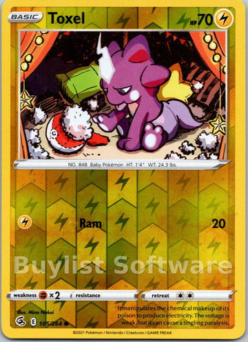 Toxel [105/264] [Fusion Strike] Reverse Holofoil