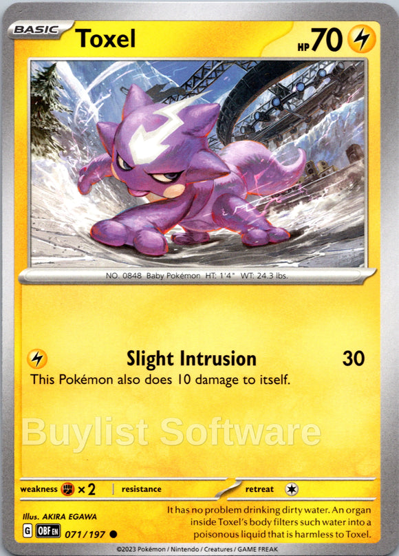 Toxel [071/197] [Obsidian Flames]