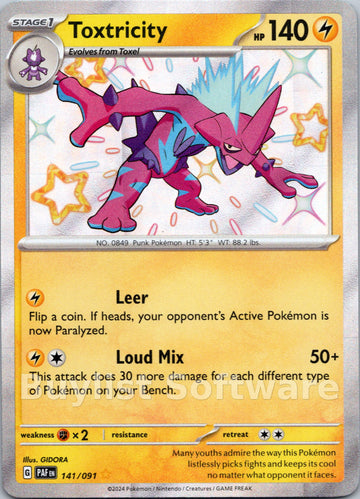 Toxtricity [141/091] [Paldean Fates] Holofoil