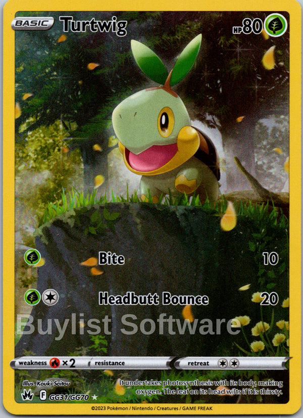 Turtwig [GG31/GG70] [Crown Zenith: Galarian Gallery] Holofoil