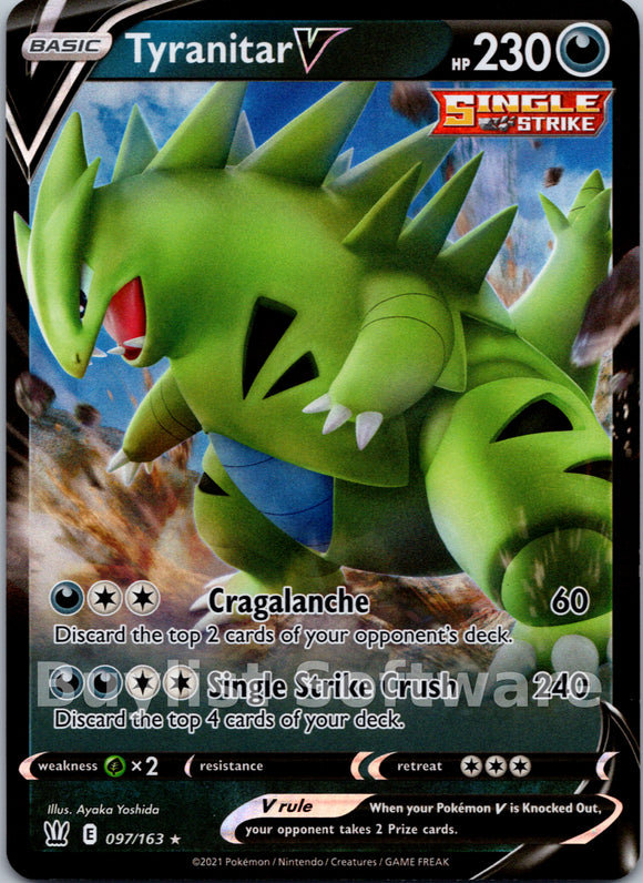Tyranitar V [097/163] [Battle Styles] Holofoil
