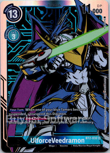 UlforceVeedramon (Alternate Art) [BT2-032] [Release Special Booster 1.5] Foil