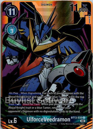 UlforceVeedramon (Alternate Art) [BT13-030] [Versus Royal Knights] Foil