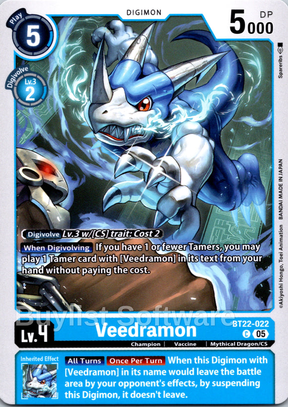 Veedramon [BT22-022] [Cyber Eden]