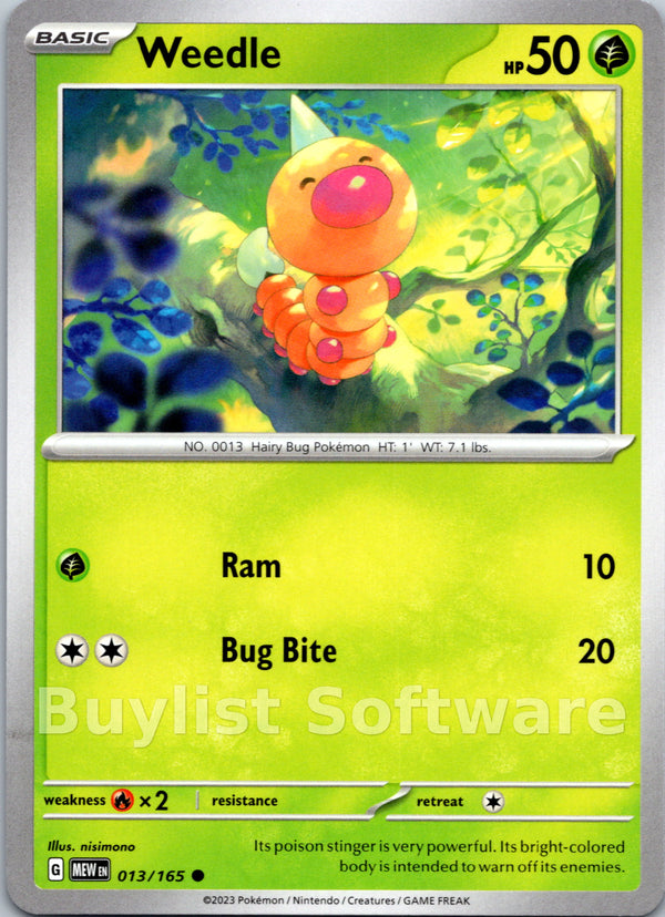 Weedle [013/165] [Scarlet & Violet 151]