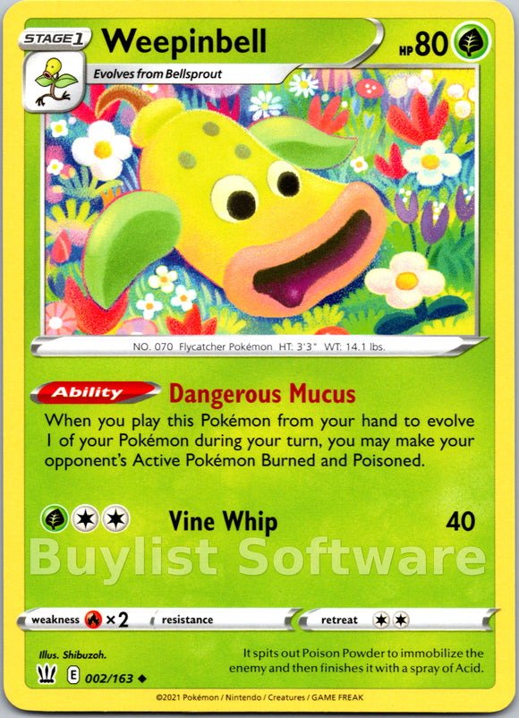 Weepinbell [002/163] [Battle Styles]