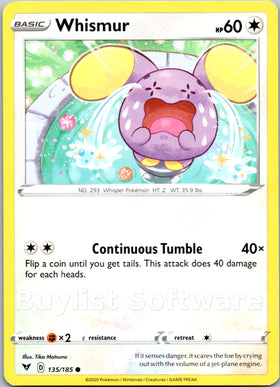 Whismur [135/185] [Vivid Voltage]