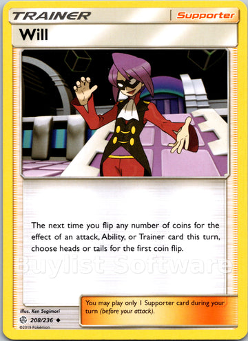 Will [208/236] [Cosmic Eclipse]