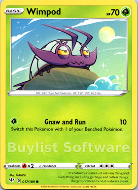 Wimpod [017/189] [Darkness Ablaze]