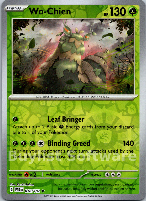 Wo-Chien [018/182] [Paradox Rift] Reverse Holofoil