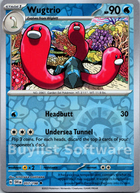 Wugtrio [057/198] [Scarlet & Violet Base Set] Reverse Holofoil