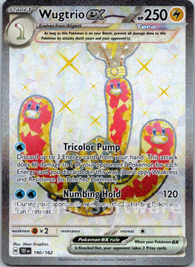 Wugtrio ex [190/162] [Temporal Forces] Holofoil