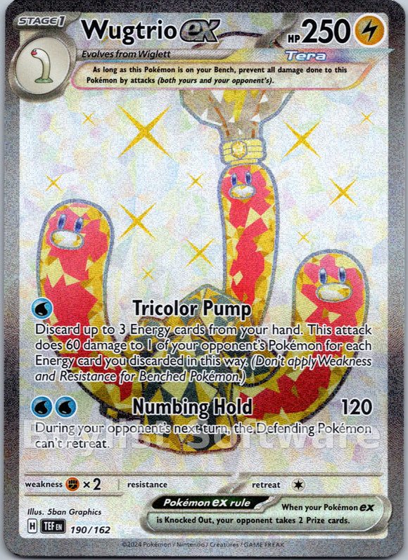 Wugtrio ex [190/162] [Temporal Forces] Holofoil