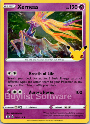 Xerneas [012/025] [Celebrations] Holofoil