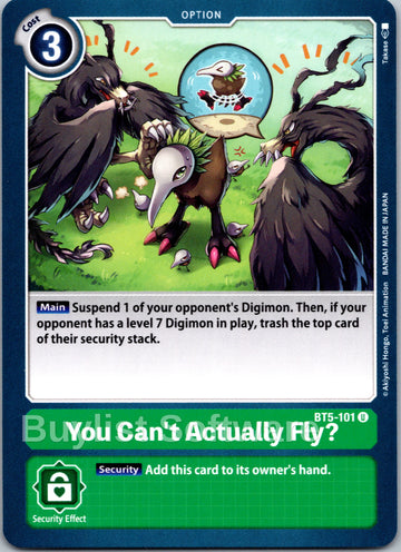 You Can't Actually Fly? [BT5-101 U] [Battle of Omni]