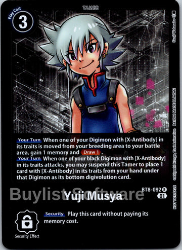 Yuji Musya (Event Pack 4) [BT8-092 R] [New Awakening] Foil