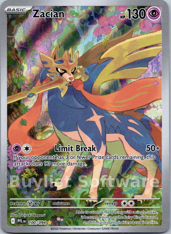 Zacian [100/094] [Phantasmal Flames] Holofoil