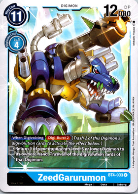 ZeedGarurumon [BT4-033] [Great Legend]
