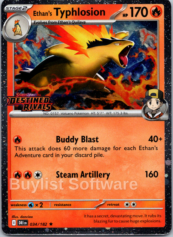 Ethan's Typhlosion (Destined Rivals Stamp)