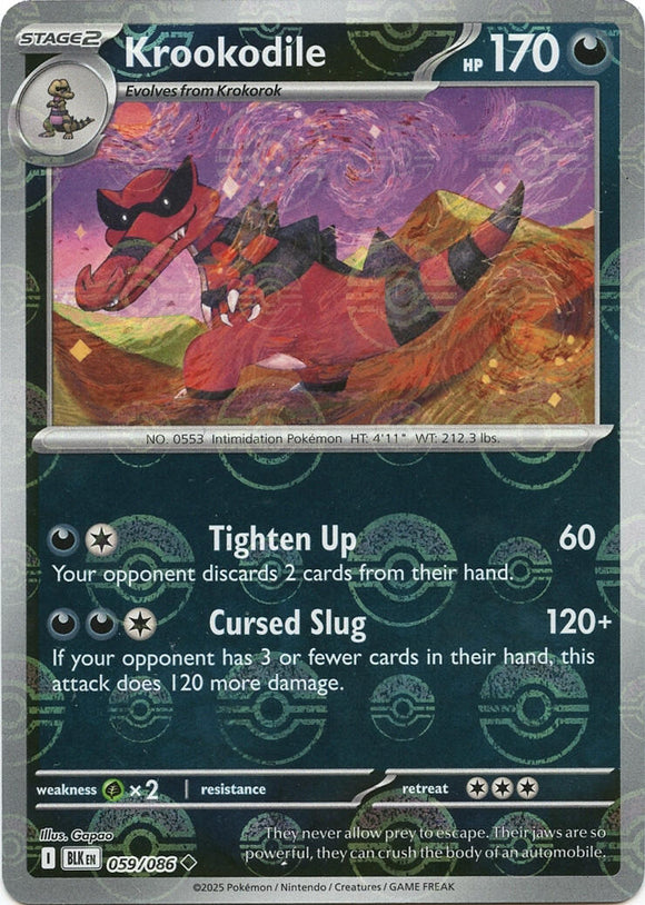 Krookodile (Poke Ball Pattern)