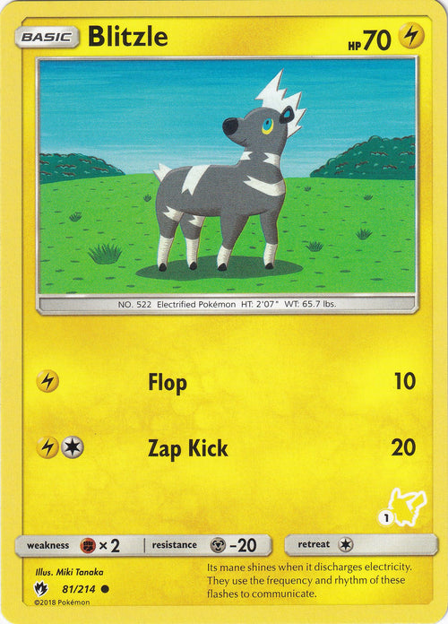 Blitzle (#1 Pikachu Stamped)
