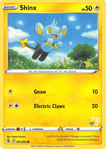 Shinx (#20 Pikachu Stamped)