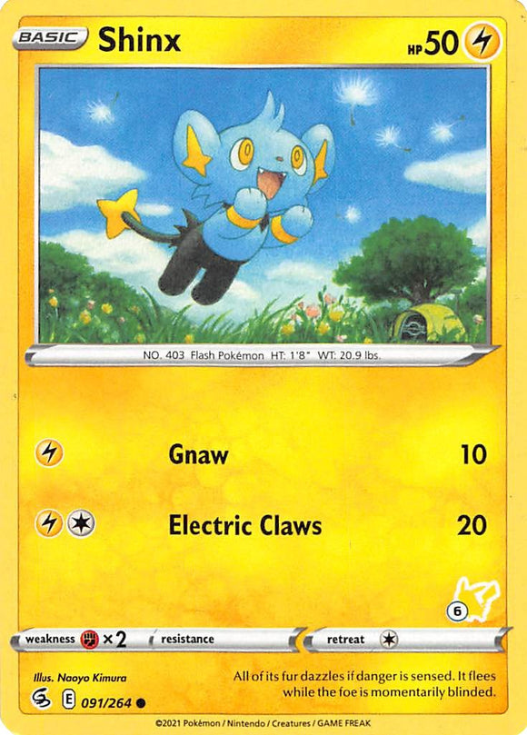 Shinx (#6 Pikachu Stamped)