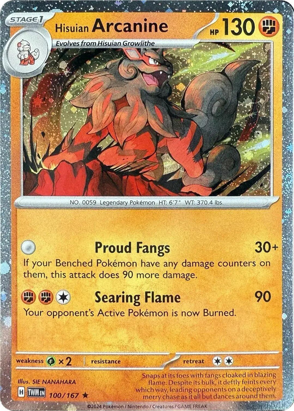 Hisuian Arcanine (Cosmos Holo)