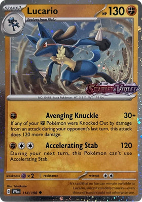 Lucario (Scarlet & Violet Base Set Stamped)