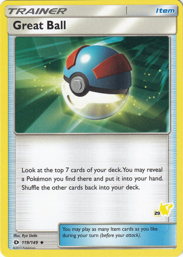 Great Ball (#29 Pikachu Stamped)