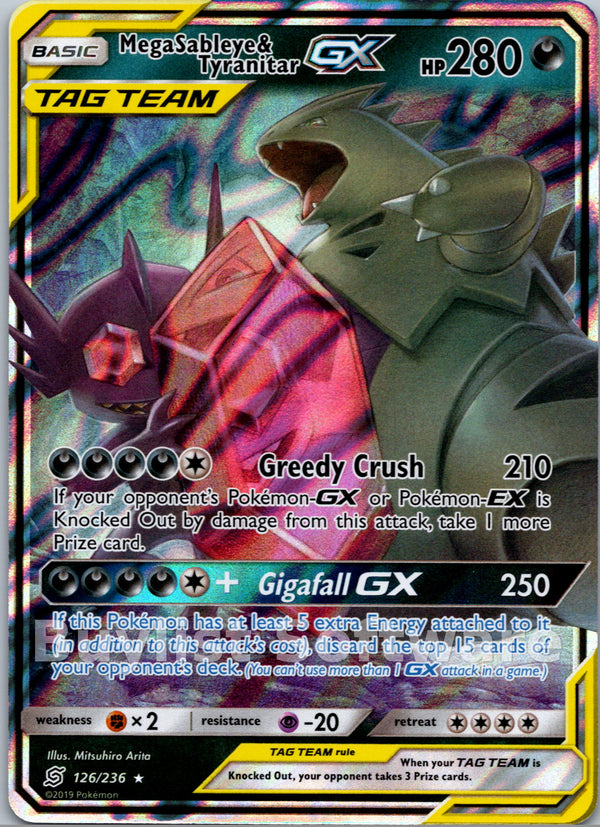 Mega Sableye & Tyranitar GX