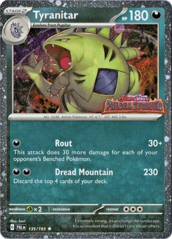 Tyranitar (Paldea Evolved Stamped)