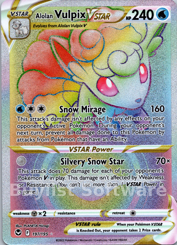 Alolan Vulpix VSTAR
