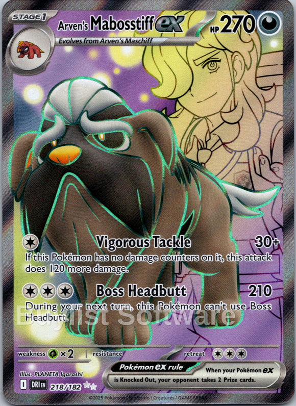 Arven's Mabosstiff ex