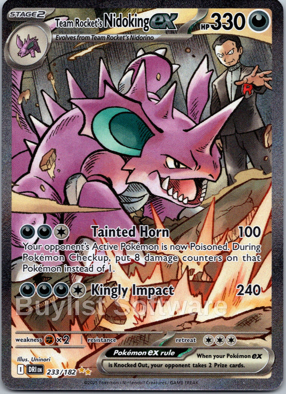Team Rocket's Nidoking ex
