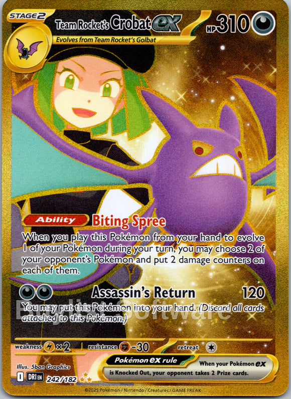 Team Rocket's Crobat ex