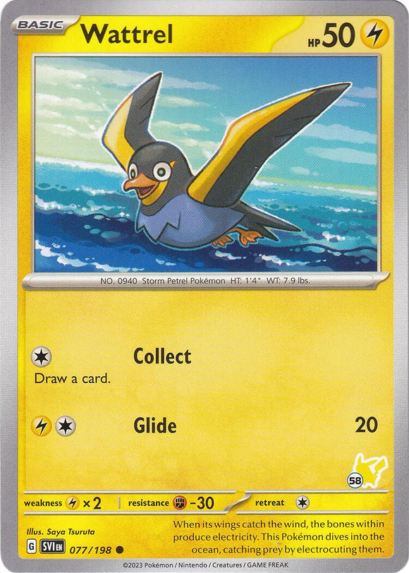Wattrel - Pikachu 58
