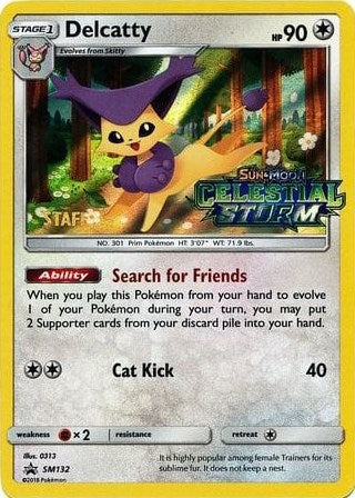 Delcatty (Staff Stamped)