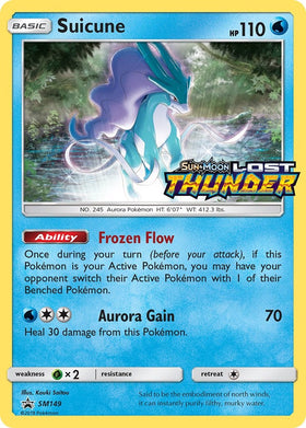 Suicune (Lost Thunder Stamped)