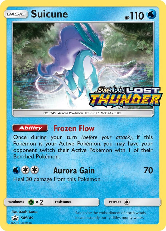 Suicune (Lost Thunder Stamped)