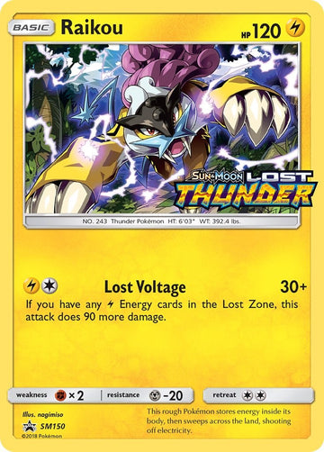 Raikou (Lost Thunder Stamped)