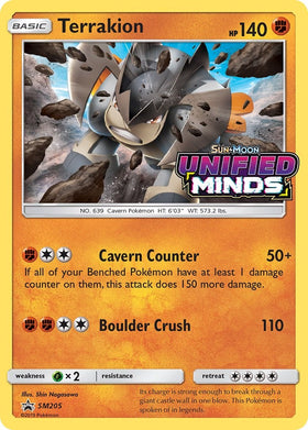 Terrakion (Unified Minds Stamped)