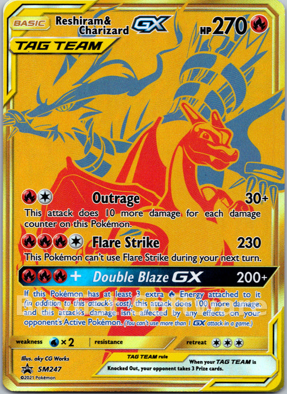 Reshiram & Charizard GX