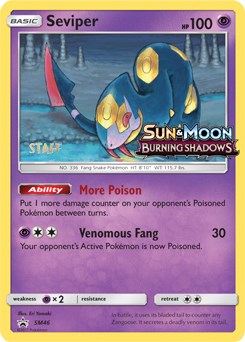 Seviper (Staff Stamped)