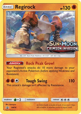 Regirock (Crimson Invasion Stamped)